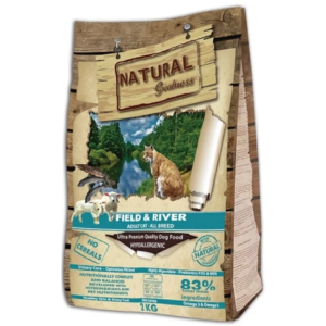 Natural Greatness Field & River - Comida Húmeda para Gatos (Salmón y Cordero)