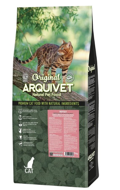 Saco de pienso Arquivet Original Adult Salmón para gatos adultos