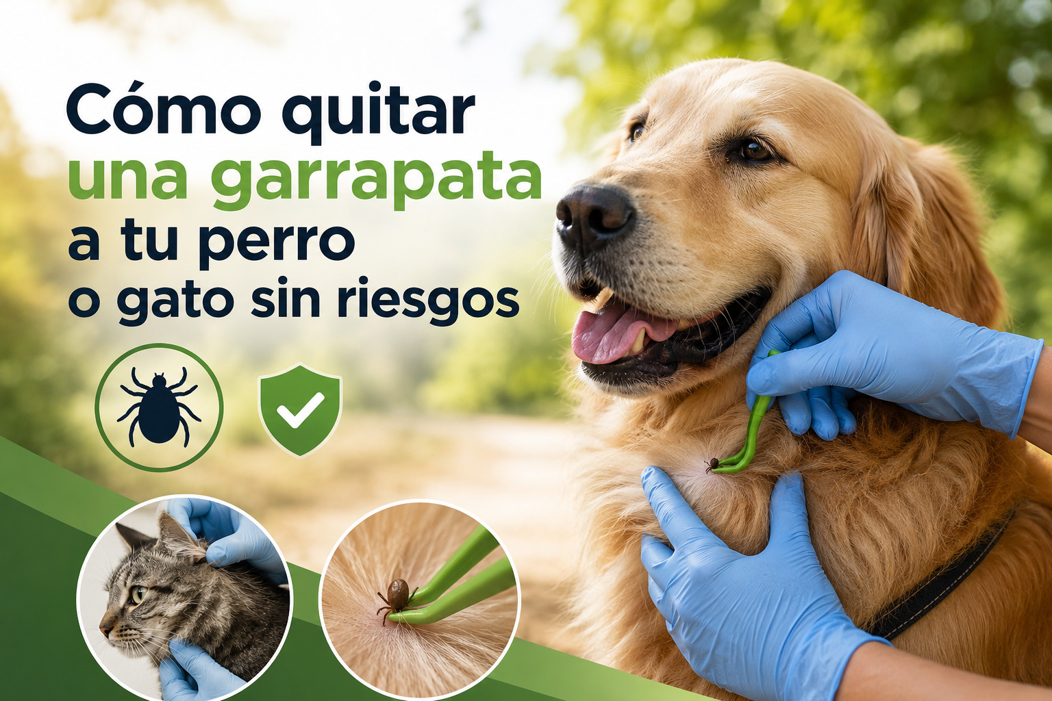 Cómo quitar una garrapata a un perro de forma segura