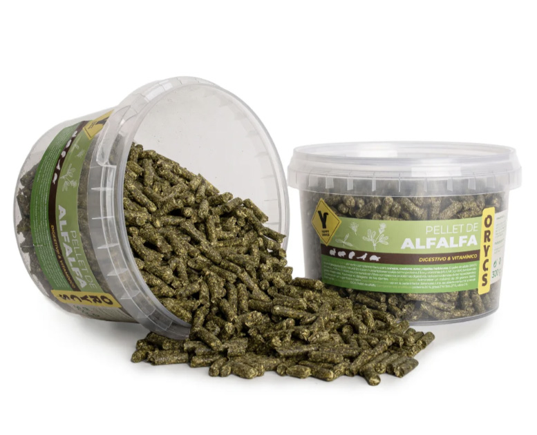Snack-Pellet-de-Alfalfa conejo, hamster