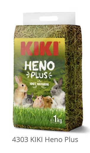 Bolsa de Heno Kiki Plus 1 kg para conejos en SportyPets